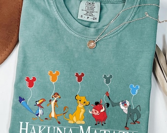 Comfort Colors® Disney Hakuna Matata Shirt, Animal Kingdom T-shirt, Disney Lion King Shirt, Timon Shirt, Disney Safari Shirt, Pumbaa T-shirt