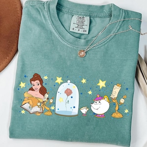 Disney Belle Princess Shirt, Beauty and the Beast Tee, Tale as old as time, Magic Kingdom T-shirt, Girly Aesthetic Disney Girls trip T-shirt