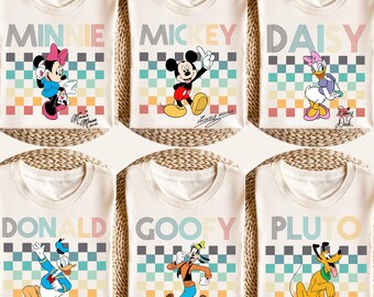 Retro Disney Mickey And Co T-shirts, Retro Disney Trip T-shirts, Disney Family Vacation T-shirts, WDW Magic Kingdom T-shirt, Comfort Colors®