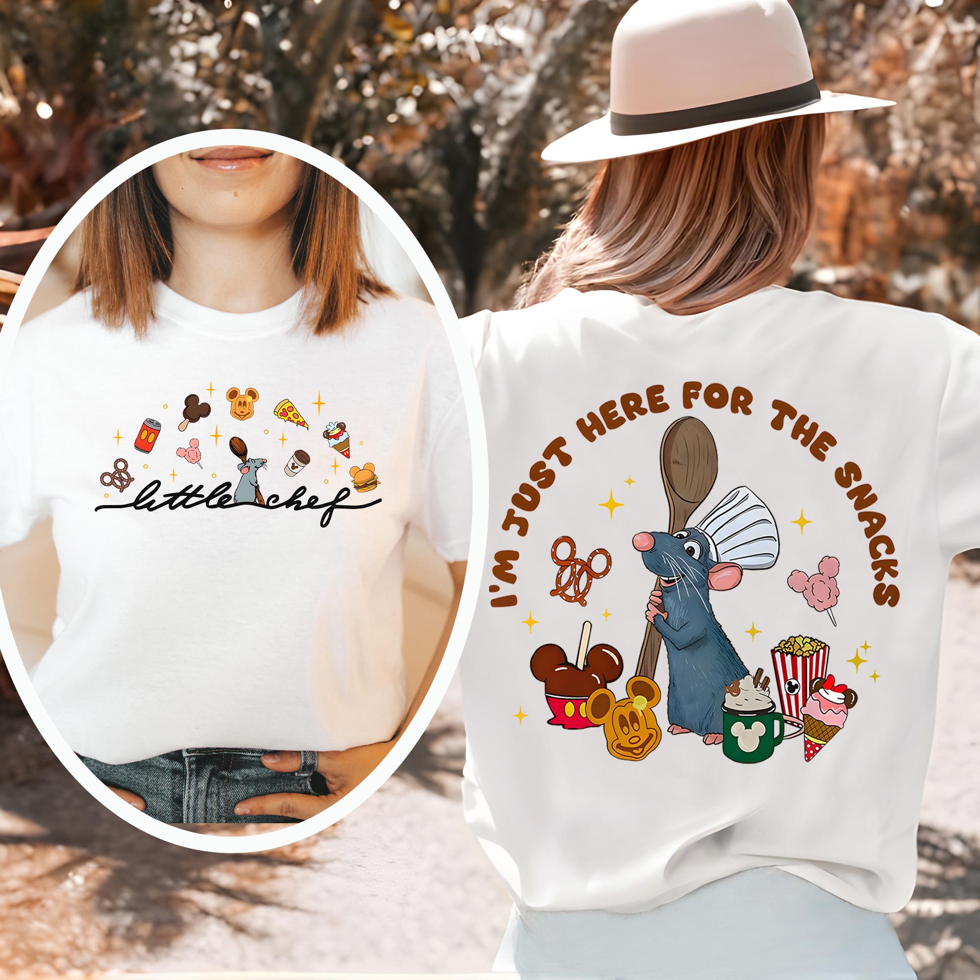 Little Chef Remy Comfort Colors® Shirt, Funny Ratatouille Chef Sweatshirt, Just Here For The Snack T-Shirt, Remy Gifts, Ratatouille T-shirts