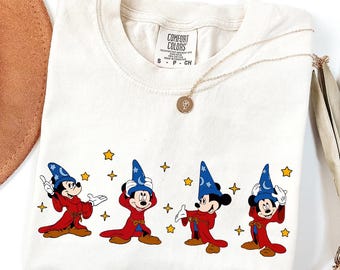 Disney Fantasia Mickey T-Shirt, Comfort Color®, Mickey Sorcerer Tee