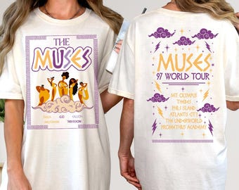 Vintage Disney Hercules The Muses 97 World Tour Shirts, Retro Disney Hercules Diva Muses Song Concert Shirt, WDW Disneyland, Comfort Colors®