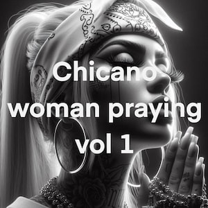 Tattoo Reference Pack Chicano Woman Praying Vol 1