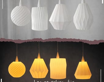 Große antike Lampe Sternform Licht Schatten Sturmlaterne Glas Mährische Pendellampe