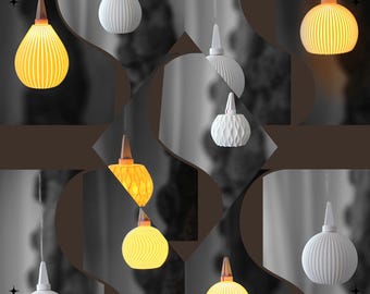 Nachhaltige Lampenschirme für Herrnhuter Stern Mini Midi Maxi für A1/A1E Fassung 3D gedruckter Ersatzschirm aus Biopolymer  Varianten