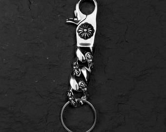 Chrome Hearts CH Keyring Key Chain Jewelry Pendant Silver Jewelry