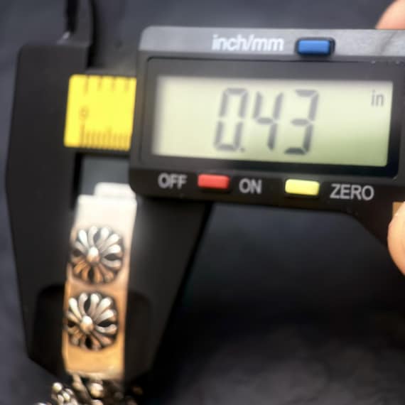 Gothic Y2K Punk Double Cross Cuban Chain Bracelet… - image 6