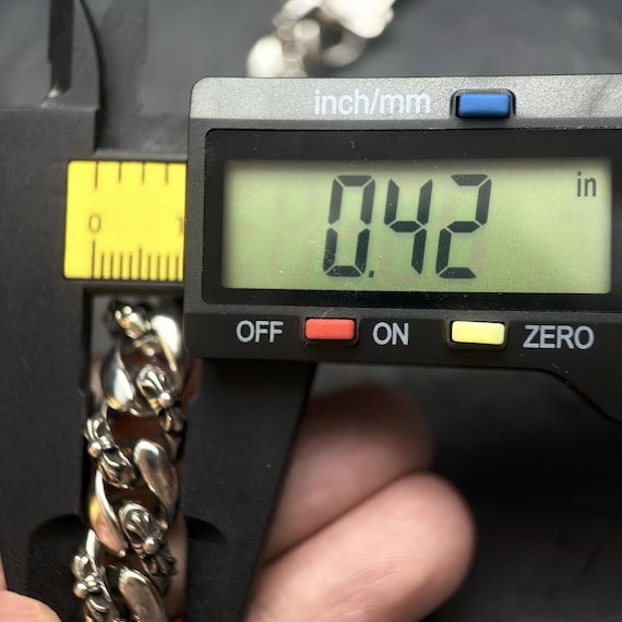 Gothic Y2K Punk Double Cross Cuban Chain Bracelet… - image 7