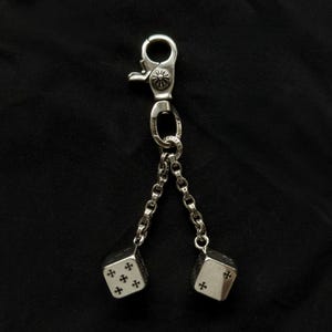 Chrome Hearts Dice Keychain - Etsy