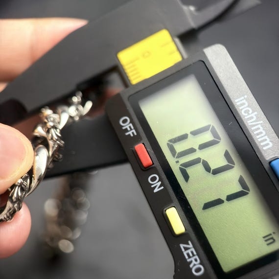 Gothic Y2K Punk Double Cross Cuban Chain Bracelet… - image 8