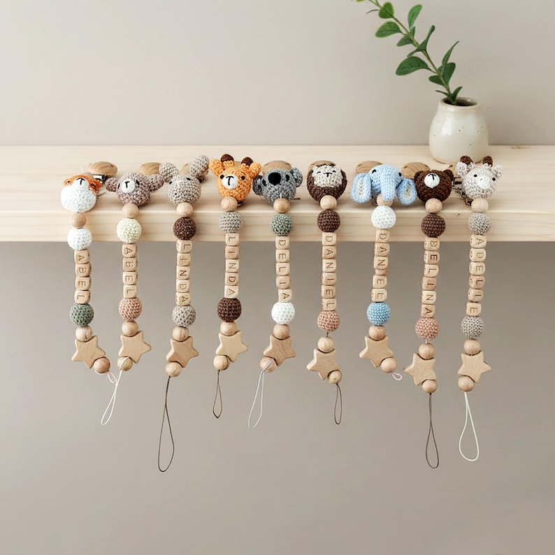 Handmade dummy chain gift for newborn baby