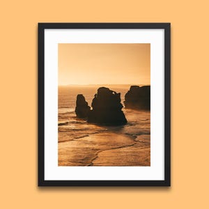 Zwölf Apostel Australien Reise Poster | Australien Wand Kunst, Zuhause Wohn Dekor, Reise Poster Geschenk, Bordeaux Ocean Coastline Poster