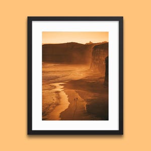 Paar Sonnenuntergang Reise | Australien Wand Kunst, 12 Apostel, Zuhause Dekor, Reise Poster Geschenk, Melkenon Küste Poster