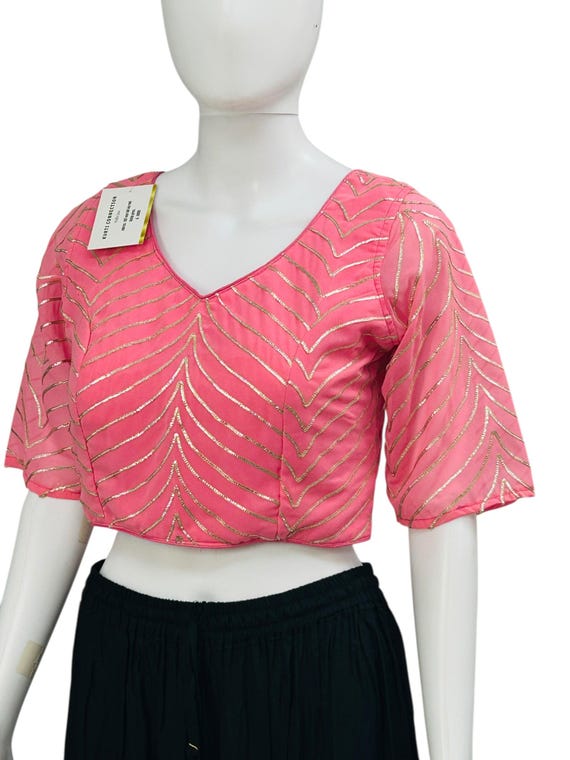 Chiffon blouse : light pink