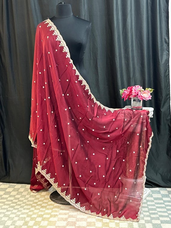 Jardoji work dupatta