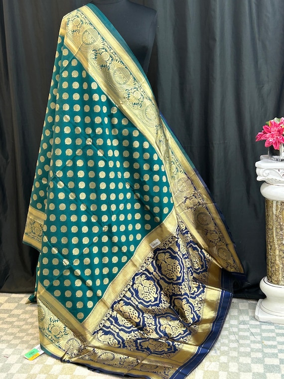 Silk cotton saree / with blouse piece