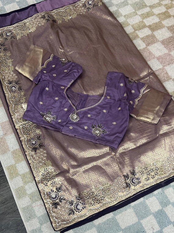 Banarasi tissue silk saree