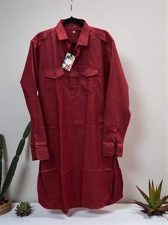 Cotton Kurta : collar pattern