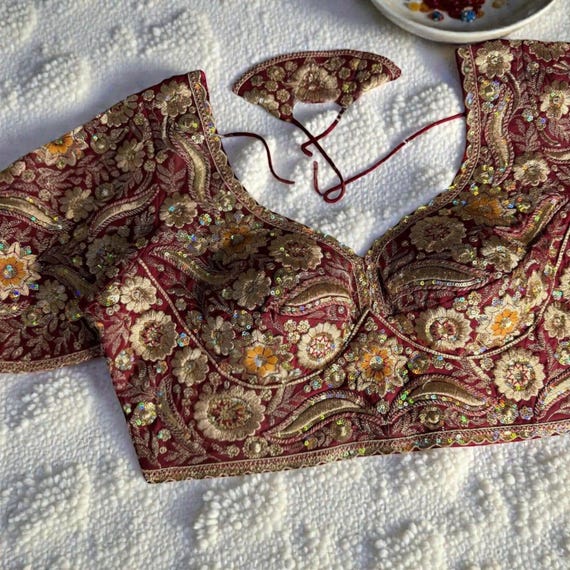 Party wear heavy work blouses