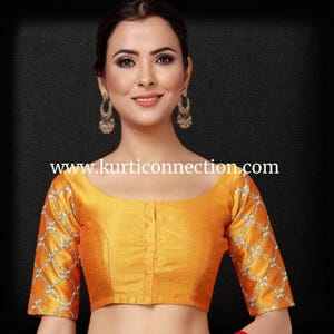 Cotton silk blouse