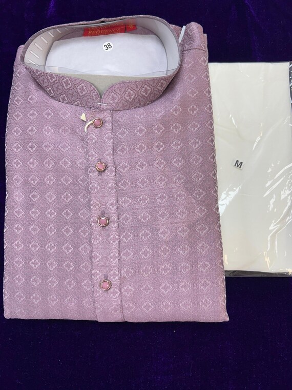 Purple silk Kurta