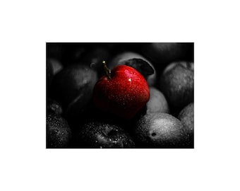 Art mural La pomme rouge