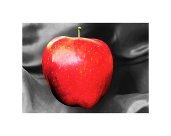 Art mural pomme rouge