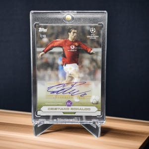 Custom Card! - 2020 Soccer Card Topps The Lost Rookie Cards Auto - Cristiano Ronaldo
