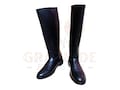Leather British Officer Tall Knee High Boots | Black Handmade Leather Horse Riding Shoes| Premium Tall Equestrian Boots for Men Husband Gift product logo