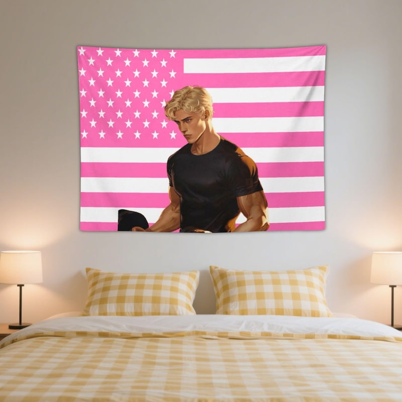 Pink Flog Custom Pink America Flag - Etsy