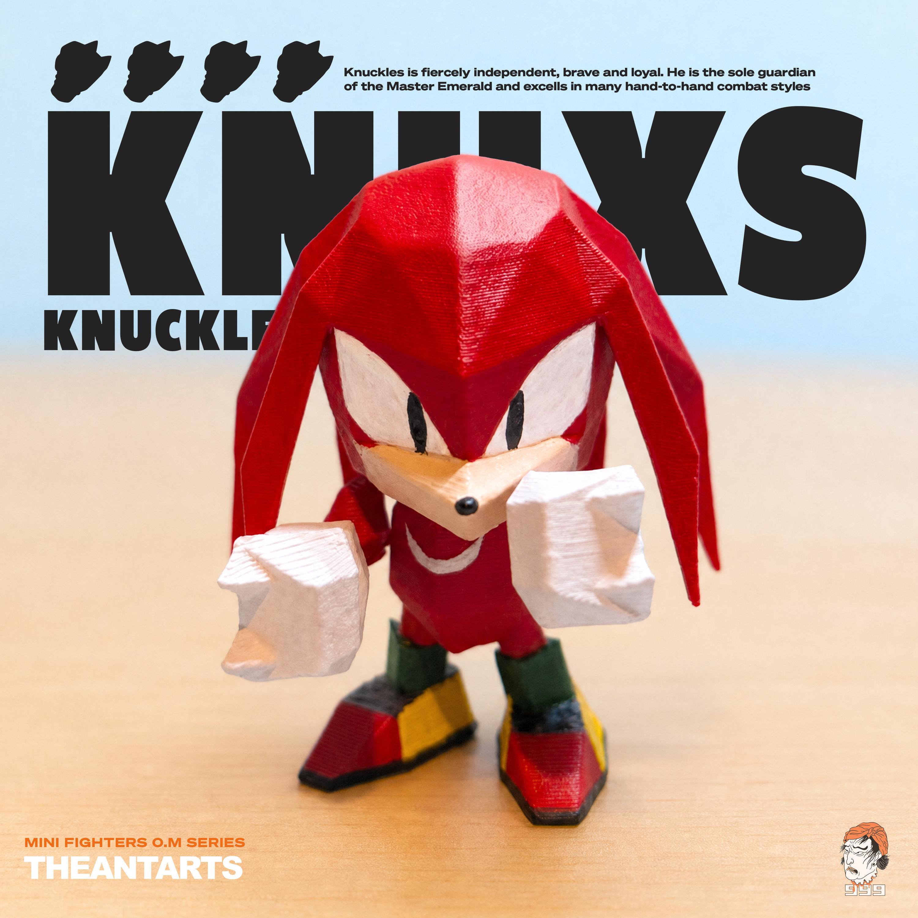 Knuckles the Echidna Figure - Etsy