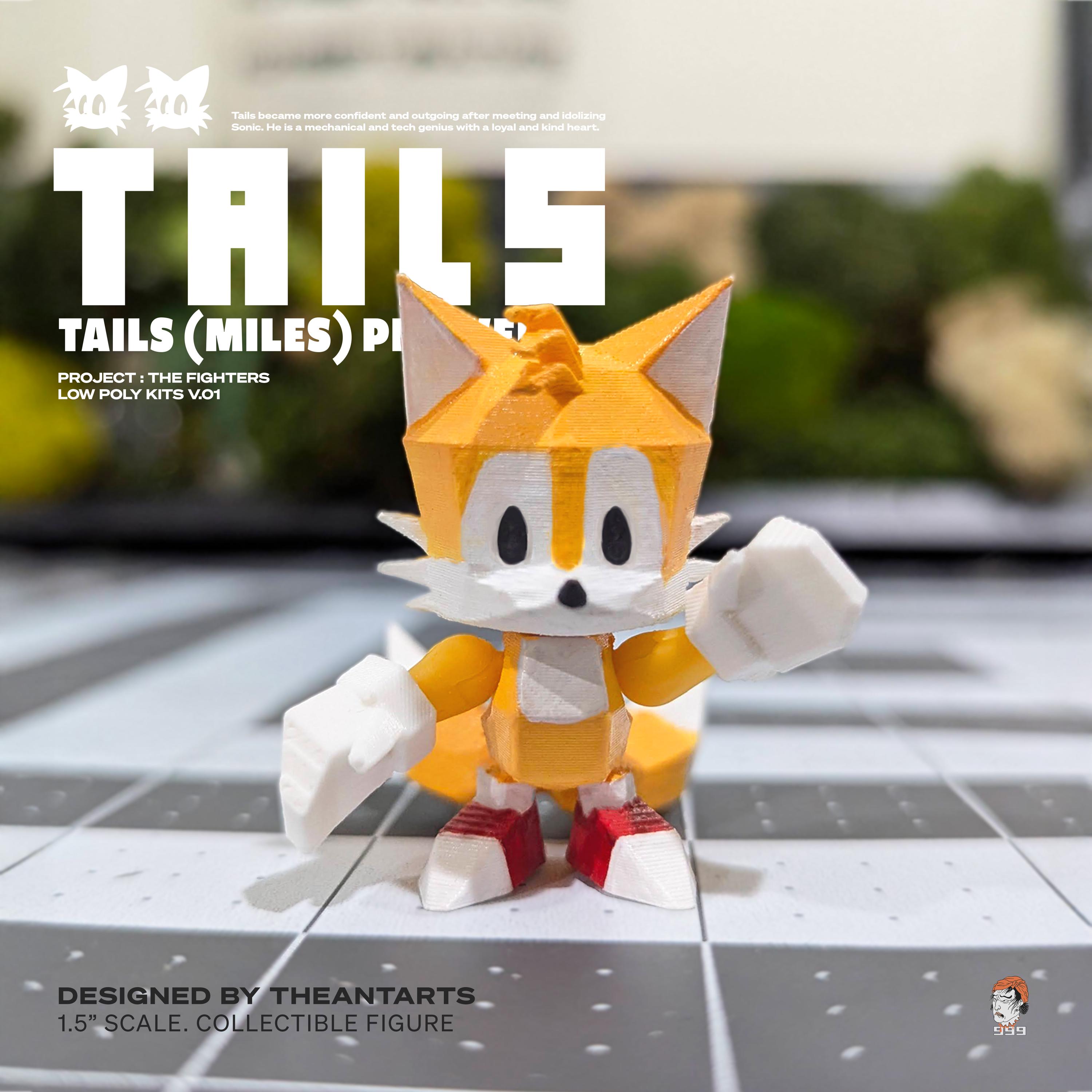Low-poly Tails 1.5″ Blind-box Figure – Sonic the Hedgehog