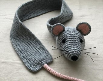 Crochet Rat Scarf Pattern PDF - Beginner Friendly - Instant Download