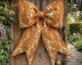Giant Quilted Bow PDF Sewing Pattern, Coquette Patchwork Fabric Tutorial, Mixed Panel Wholecloth DIY