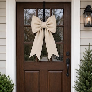 Easy Classic Giant Bow - PDF Sewing Pattern Christmas DIY Door