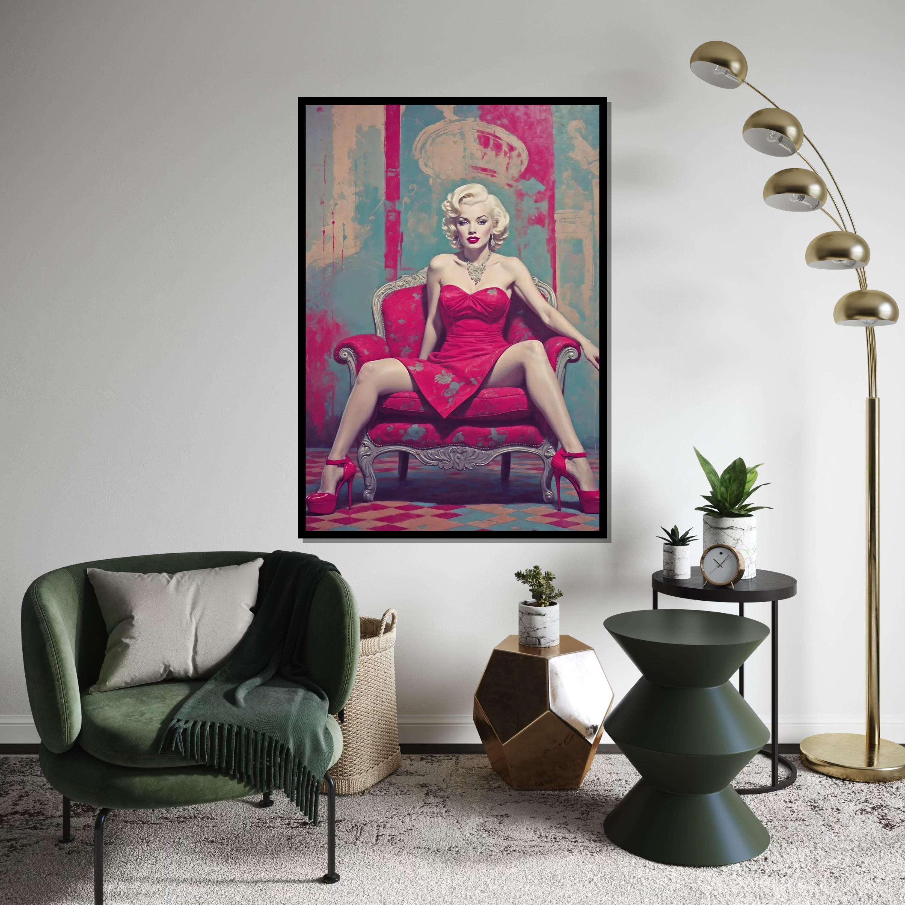 Iconic Marilyn Monroe Canvas Art Print – Vintage Hollywood Glamour Fine ...