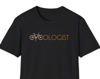 Cycologist T-Shirt, Mountain Bike Tee, Bicycle Shirt, Funny Cycling Top, Minimalist Apparel