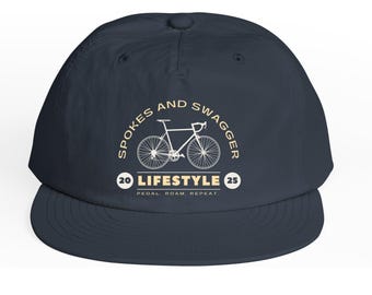 Surf Cap, Trendy Bike Enthusiasts Hat, Beach Baseball Cap, Summer Snapback, Outdoor Sports Headwear, Adjustable Hat