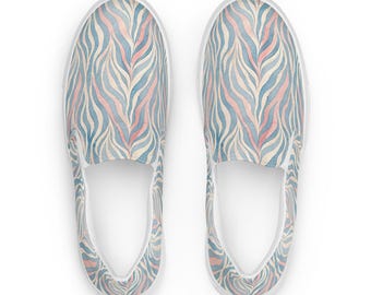 Slip-On Canvasskor för Dam – Trendiga Sneakers med Djurtryck | Retro Cheetah Leopard-inspirerade Vardagsskor | Bekvämt Streetwear för Vardagsbruk