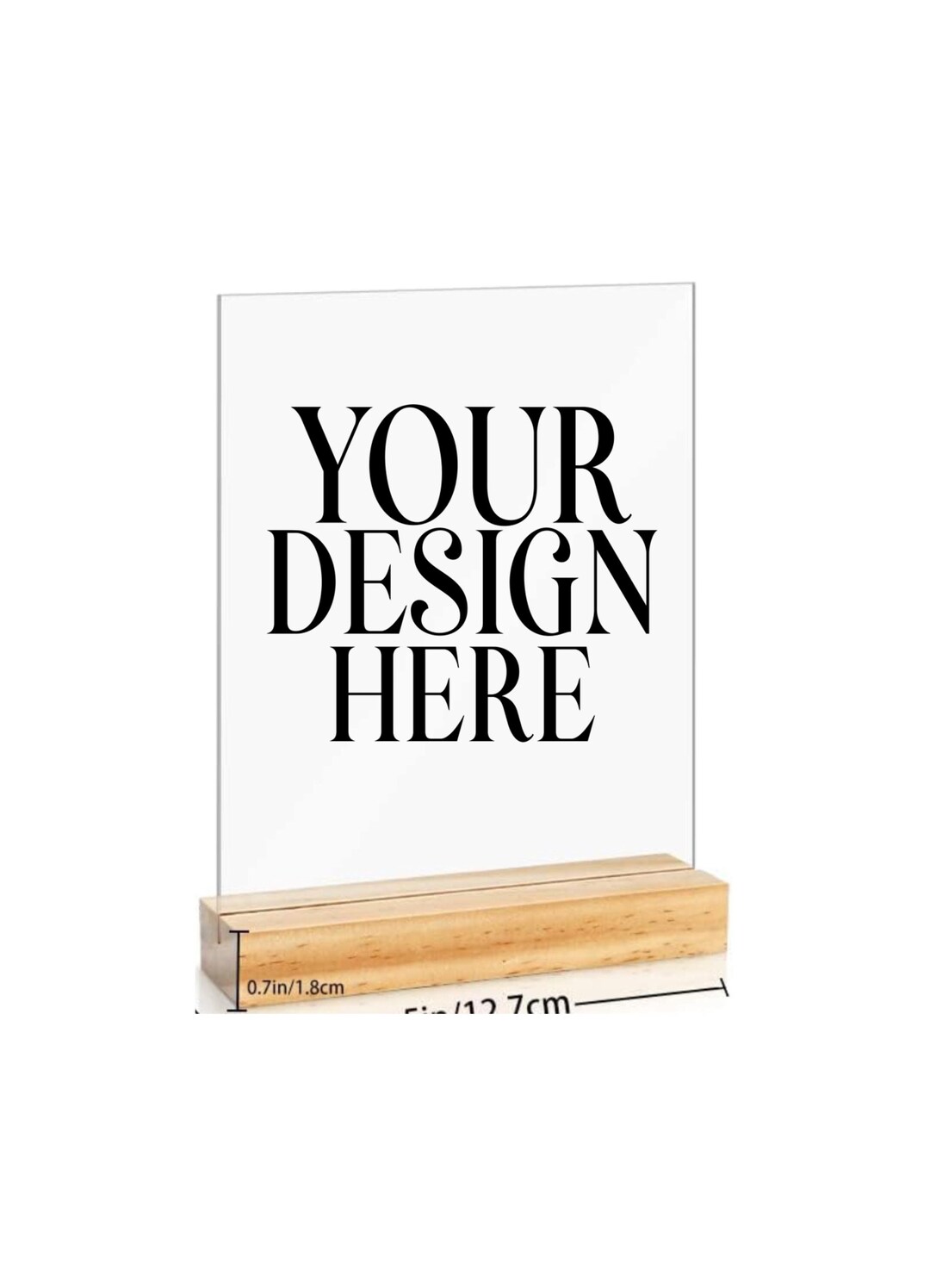 Acrylic Table Sign - Etsy