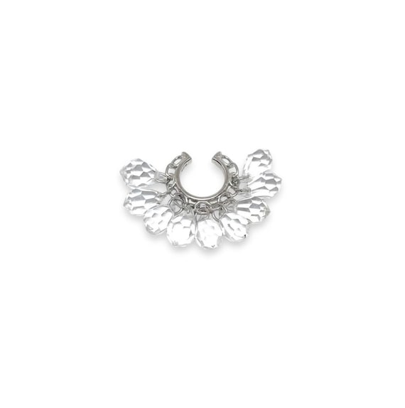 ✨NEW✨ Elegant Silver Crystal Ear Cuff Amazon.com: Rhinestone Gold Full Ear Cuff Earrings for Women  main image 4