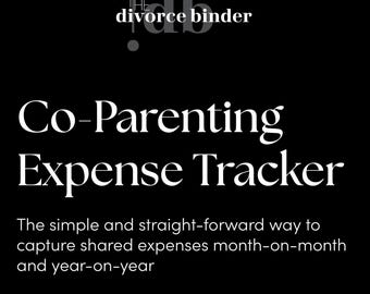 Co-Parenting Expense Tracker - simply and easily track what is spent and who owes what in your co-parenting journey. Excel spreadsheet
