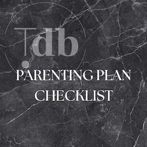Parenting Plan Checklist | Co-Parenting Agreement Guide | Custody & Visitation Planner | Digital Download