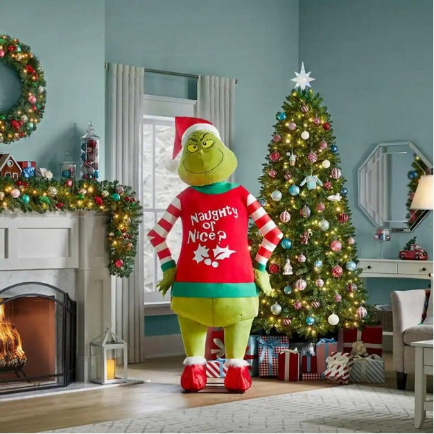 Grinch animated christmas decorations Clearance