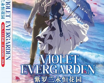 VIOLDT EVERGADEN 　the movie劇場版 DVD ENGLISH DUBBED* Violet Evergarden Vol.1-13 End + 2 Movie +