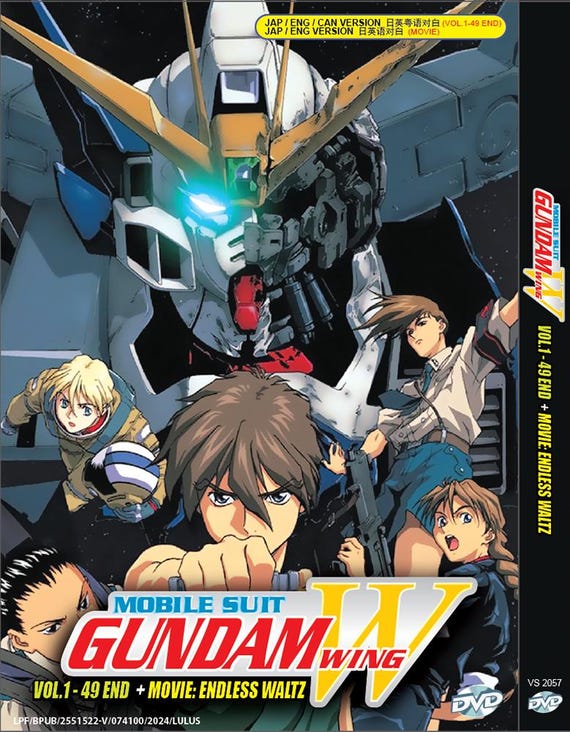 Mobile Suit Gundam Wing DVD: Complete Series + Endless Waltz Movie