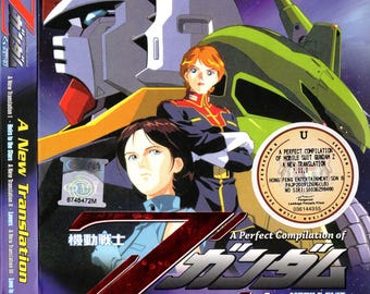 DVD Anime Mobile Suit Gundam Z Uma Nova Tradução I-III O Filme *Legenda em Inglês*Região Todas*