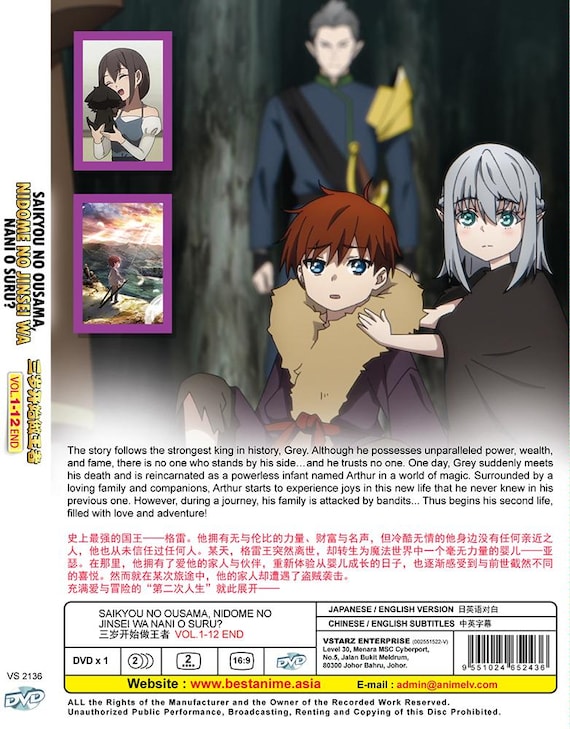 DVD Anime Saikyou No Ousama, Nidome No Jinsei Wa Nani O Suru? 三岁
