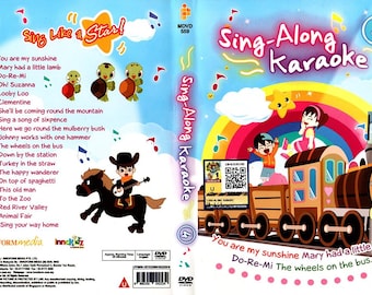 DVD Children Song Sing-along Karaoke 3 / 4 - Etsy Canada
