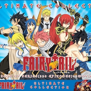 DVD Anime Fairy Tail Vol.1-328 End + 2 Film + 9 OVA *Englisch Version*Region Alle*